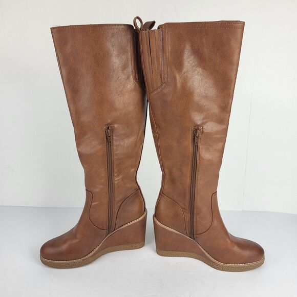 Zodiac Women’s Iggy Wedge Knee High Brown Boot Size 6.5 M - Picture 14 of 15